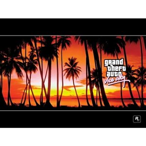 Плакат, постер на бумаге Grand Theft Auto Vice City/игровые/игра/компьютерные герои персонажи. Размер 42 х 60 см