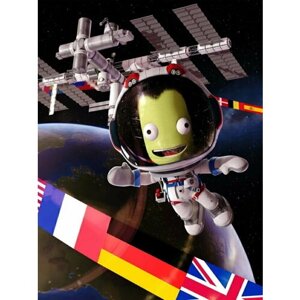 Плакат, постер на бумаге Kerbal Space Program-Join Us/игровые/игра/компьютерные герои персонажи. Размер 42 х 60 см