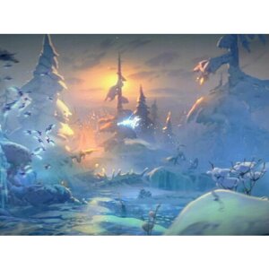 Плакат, постер на бумаге Ori and the Will of the Wisps/игровые/игра/компьютерные герои персонажи. Размер 30 на 42 см