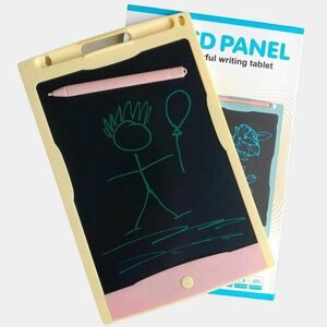 Планшет для рисования детский, графический lcd 25 см, в подарок для девочки и мальчику, для школьника и маленьких детей LCD