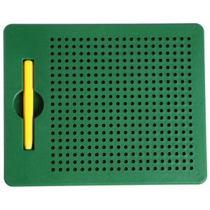 Планшет магнитный для рисования Эврики "Магнитное рисование", 380 отверстий, цвет зелёный, 10 карточек