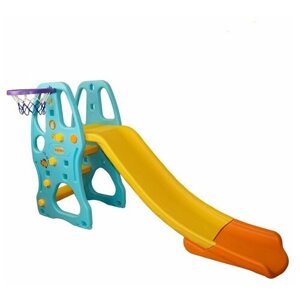 Пластиковая горка с баскетбольным кольцом Kampfer Amber Slide