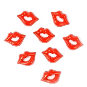Пластиковые губы для игрушек арт. TBY. D1 цв. красный уп. 200шт.