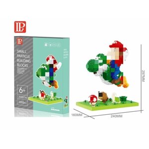 Пластиковый 3D-конструктор, из мини блоков, "Супер Марио летит на драконе", 3300 элементов
