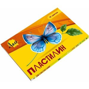 Пластилин 16 цветов "Лео"Ярко" классический LBMC-0116 320 г (в картонной упаковке)
