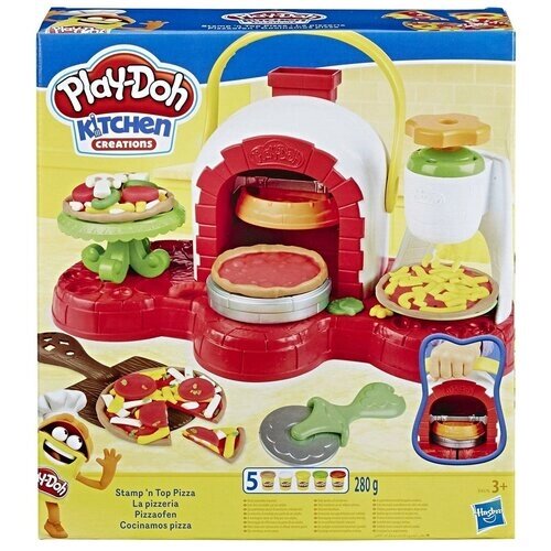 Пластилин Play-Doh Kitchen Creations Печем пиццу (E4576) 5 цв. от компании М.Видео - фото 1