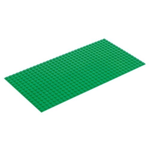 Пластина-основание для конструктора, 25,5 х 12,5 см, цвет зелёный от компании М.Видео - фото 1