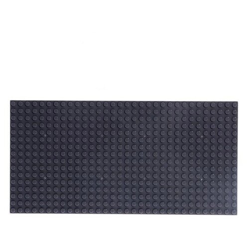 Пластина-перекрытие для конструктора, 25,5  12,5 см, цвет серый от компании М.Видео - фото 1