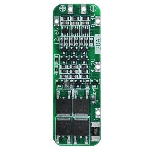 Плата защиты ABC для Li-ion аккумуляторов 3S-20A с балансировкой от компании М.Видео - фото 1