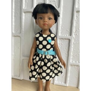 Платье для куклы Paola Reina и подобных, высотой 32-34 см и объемом талии не более 14 см
