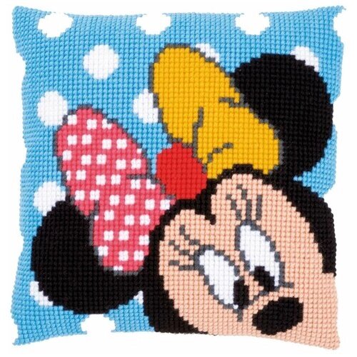 PN-0167234 Набор для вышивания крестом (подушка) Vervaco Disney Minnie Peek-a-boo от компании М.Видео - фото 1