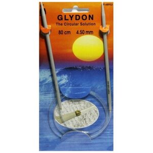 PN. 48953 PONY GLYDON Спицы круговые 4,50 мм/80 см, пластик, 2 шт