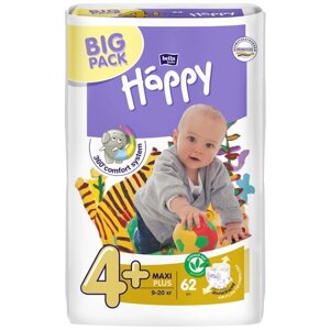 Подгузники BELLA BABY HAPPY Bella Baby "Happy Maxi Plus"Белла Бэби Хэппи) (9-20 кг) 25 шт