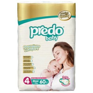 Подгузники PREDO Baby №4 макси (7-18 кг) 40 шт