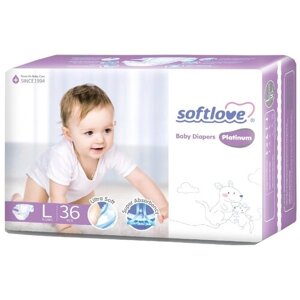 Подгузники Softlove Platinum L36 (9-14 кг)