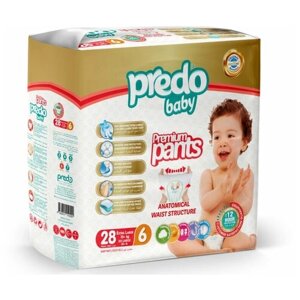 Подгузники трусики 6 Predo Baby 15+ кг 28 шт