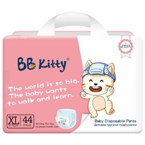 Подгузники трусики BB Kitty Премиум размер XL (12-17кг) 44шт