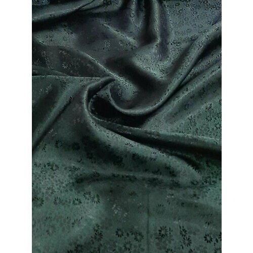 Подкладочная ткань, тёмно-бирюзовый цвет, бутылочный от компании М.Видео - фото 1