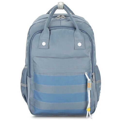 Подростковая сумка-рюкзак для школы «Strip» 503 Blue от компании М.Видео - фото 1