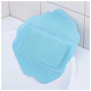 Подушка для ванны с присосками «Лотос», 3333 см, цвет микс