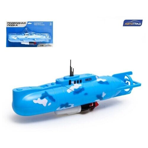 Подводная лодка «Субмарина», плавает, работает от батареек от компании М.Видео - фото 1