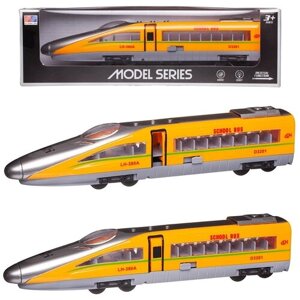 Поезд ABtoys скоростной инерционный желтый G1718/желтый