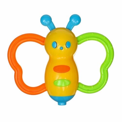 Погремушка «Бабочка - дудочка», цвет микс, от компании М.Видео - фото 1