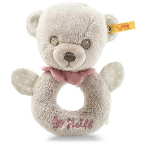 Погремушка Steiff Hello Baby Lea Teddy bear grip toy with rattle in gift box (Штайф Мишка Лея в коробке 15 см) от компании М.Видео - фото 1