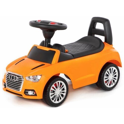 Полесье Каталка-автомобиль SuperCar №2, со звуковым сигналом, цвет оранжевый от компании М.Видео - фото 1