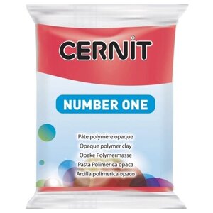 Полимерная глина Cernit Number one 420 карминово-красный 59 г