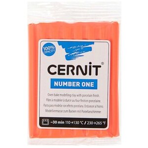 Полимерная глина Cernit Number one коралловая (754), 56 г 56 г