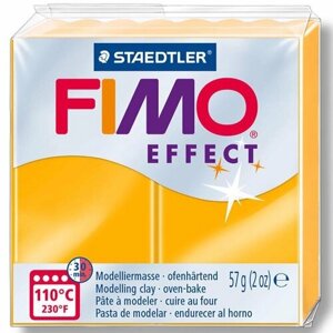 Полимерная глина Fimo Neon Effect 8010-401 неоновый оранжевый 56 г, цена за 1 шт.