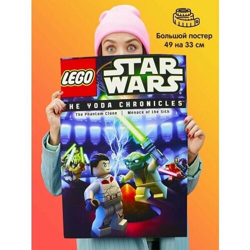 Постер плакат Lego Star Wars Лего Звездные войны от компании М.Видео - фото 1