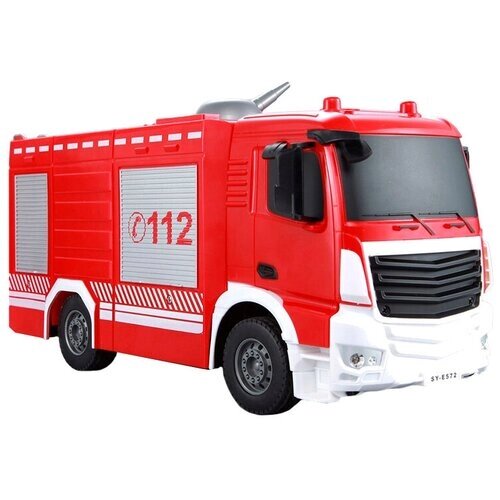 Пожарный автомобиль Double Eagle E572-003, 1:26, 30 см, красный/белый от компании М.Видео - фото 1