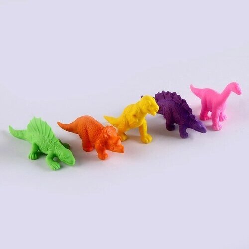 Престиж Игрушки «Динозаврики» набор 5 шт, в пакете от компании М.Видео - фото 1