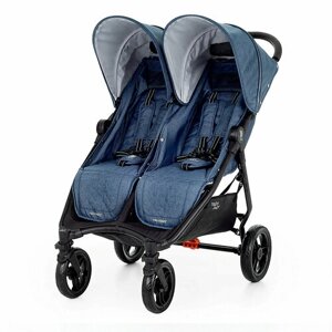 Прогулочная коляска для двойни Valco Baby Slim Twin, цвет Denim