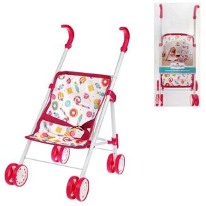 Прогулочная коляска Mary Poppins Фантазия, 67325 белый/розовый
