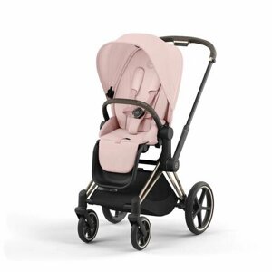 Прогулочная коляска NEW Cybex PRIAM IV Peach Pink шасси Rosegold