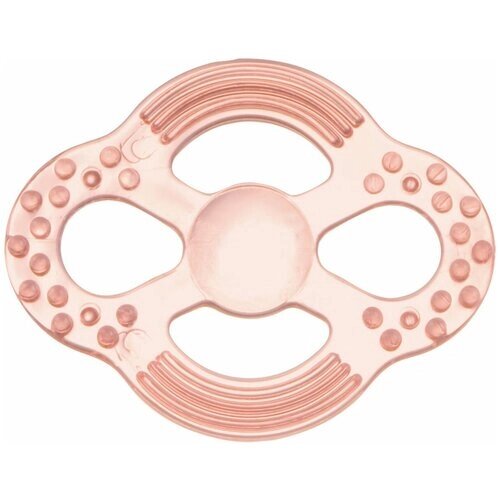 Прорезыватель Canpol babies мягкий - прозрачный, 0+цвет: розовый, форма: НЛО