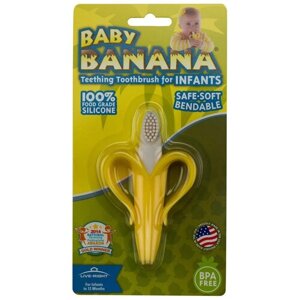 Прорезыватель детский Baby Banana Банан Желтый США