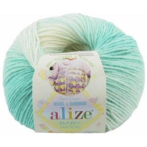 Пряжа Alize "BABY WOOL Batik"10 мотков по 50 гр ) 6317