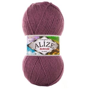 Пряжа для вязания ALIZE 'BURCUM KLASIK' 100гр. 210м (100% Акрил) (440 тёмная роза), 5 мотков