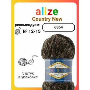 Пряжа для вязания Alize Country New 6364, 100 г, 34 м, 5 штук