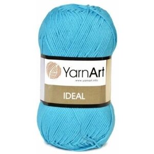 Пряжа для вязания YarnArt "Ideal", 1 моток, 170 м 50 г, 100% хлопок, цвет 247 бирюзовый