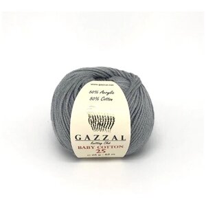 Пряжа Gazzal Baby Cotton цвет 3430