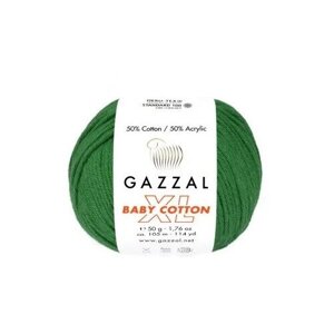 Пряжа Gazzal Baby Cotton цвет 3456