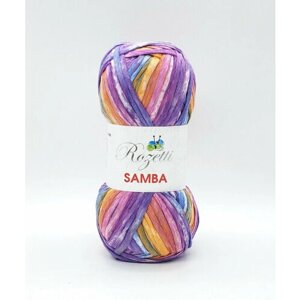 Пряжа Rozetti SAMBA 100% Акрил, 100гр/147м, цвет: 208-03(мультиколор ) 1 упаковка (5 мотков)