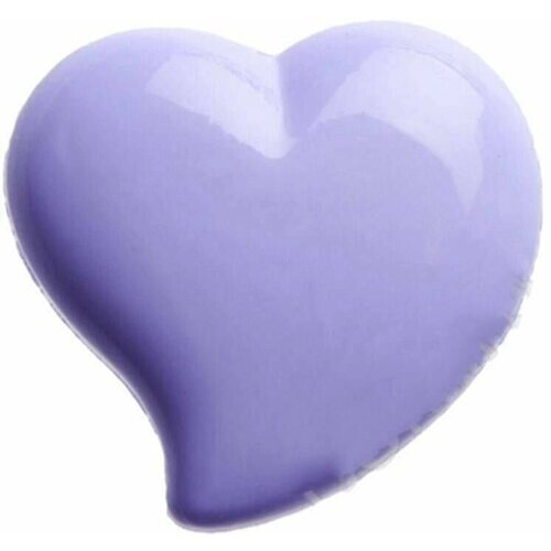 Пуговицы Basic, в форме сердца, пластиковые, лиловые, 4 шт, 1 упаковка от компании М.Видео - фото 1