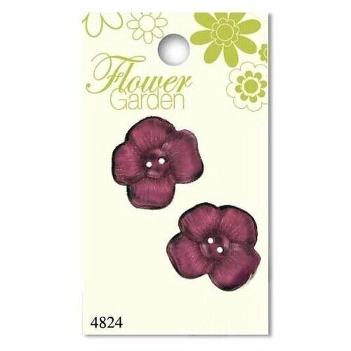 Пуговицы BLUMENTHAL LANSING "Flower Garden", розовые, 20 мм, 2 шт от компании М.Видео - фото 1
