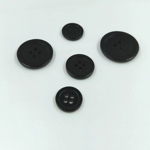 Пуговицы костюмные черные 1.5 см 10 шт от компании М.Видео - фото 1